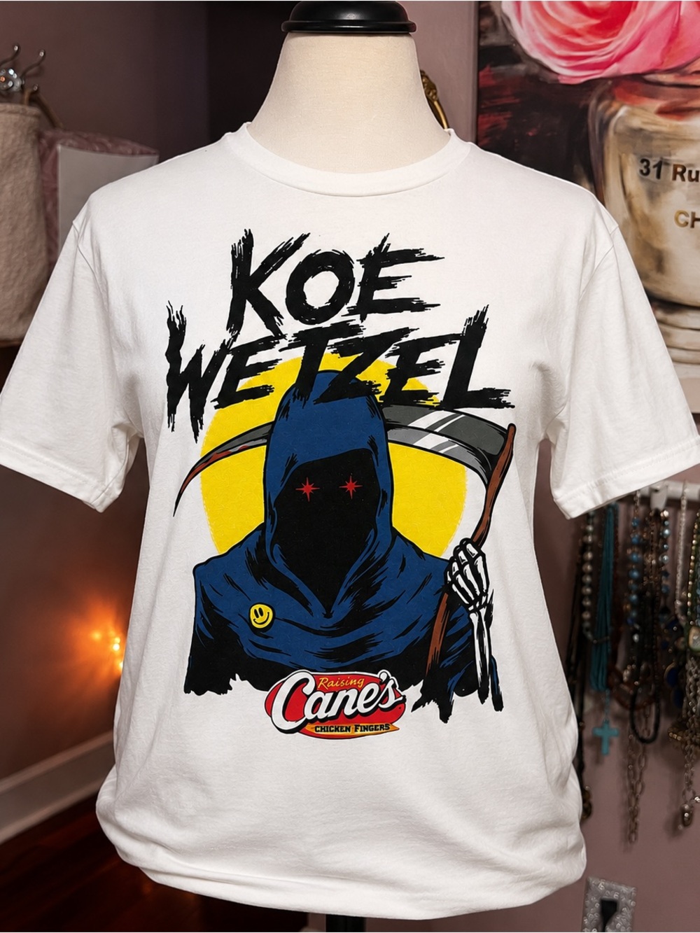 Koe Wetzel Road to Hell Paso band Tour Graphic T-Shirt Size Medium Concert Tee